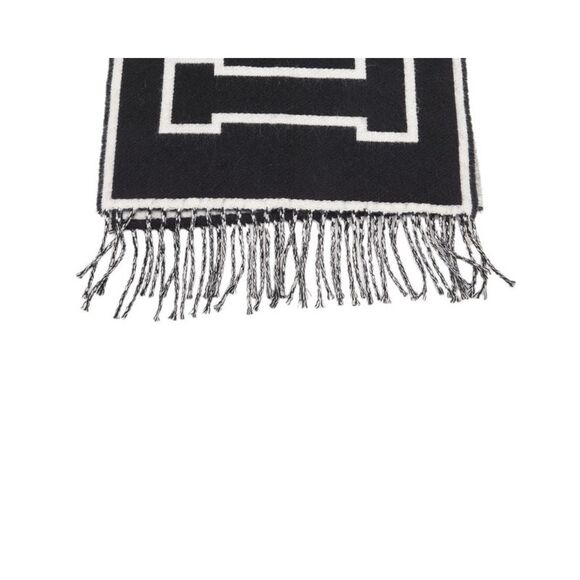 Pre Loved Louis Vuitton Woven Scarf with Block Letters Men Black Scarves & - Picture 2 of 4